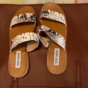Steve Madden sandals.